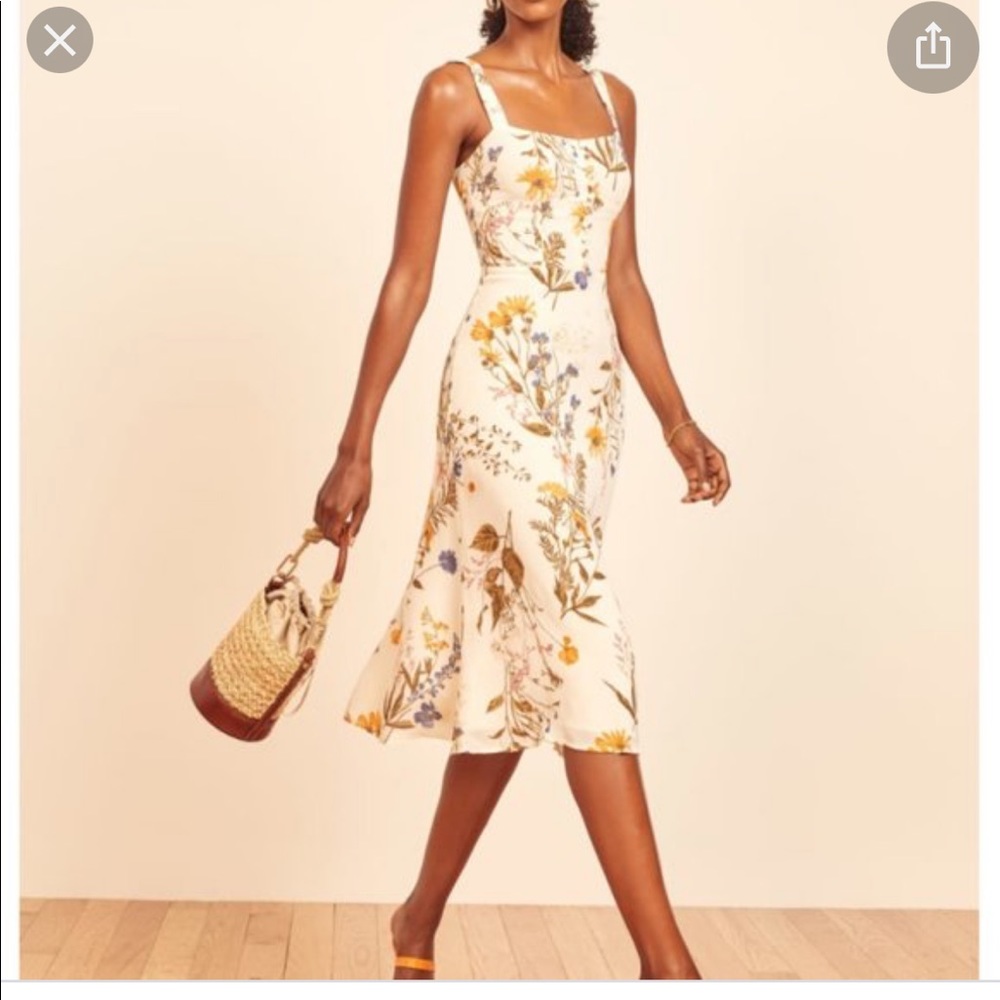 Reformation Camari Dress in Frolic Size 4